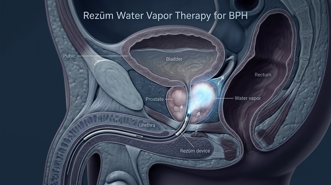 Rezūm Water Vapor Therapy for BPH