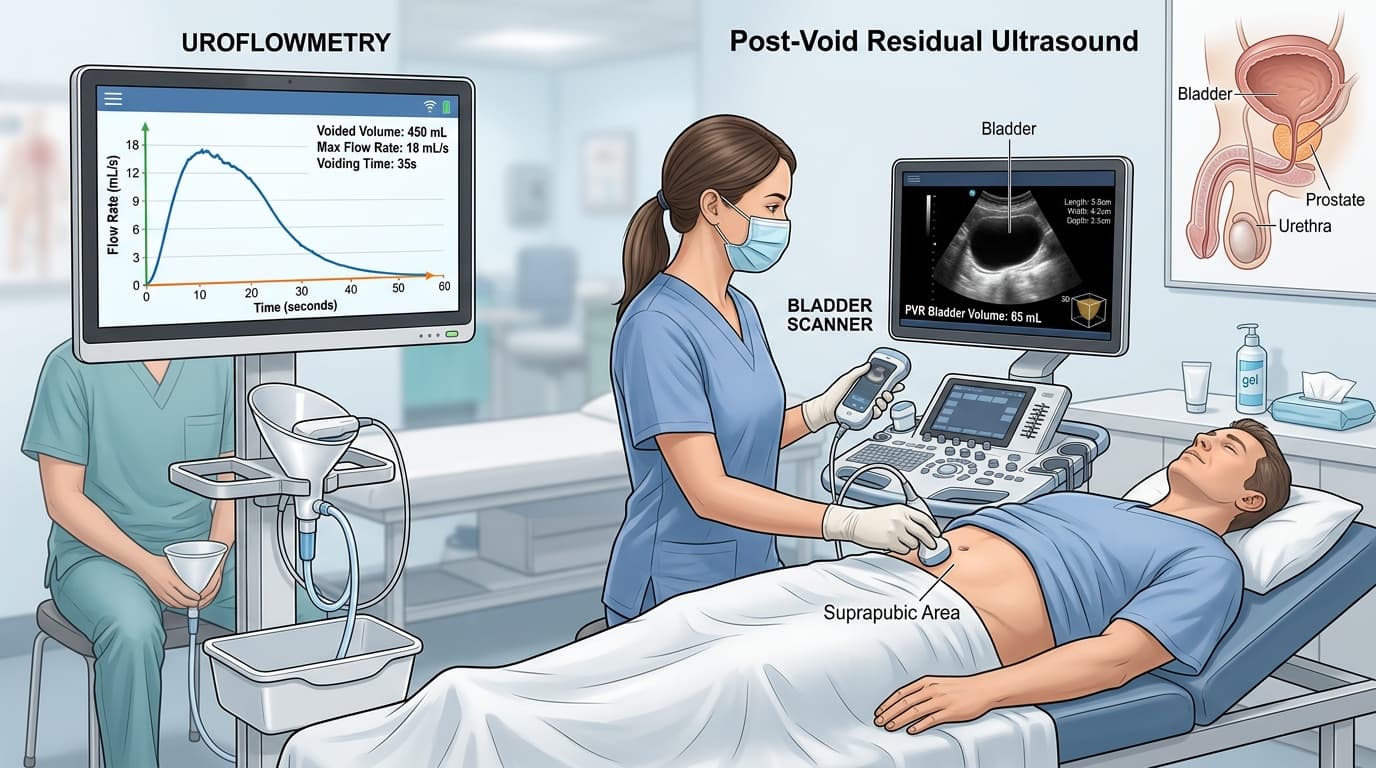 Uroflowmetry & Post-Void Residual (PVR) Urine Test