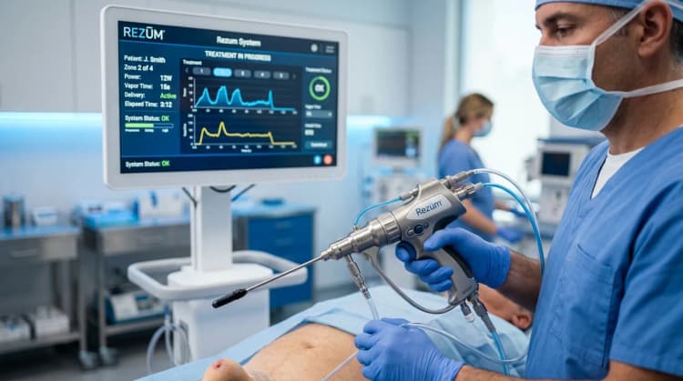 Rezum Prostate Treatment with Monitor