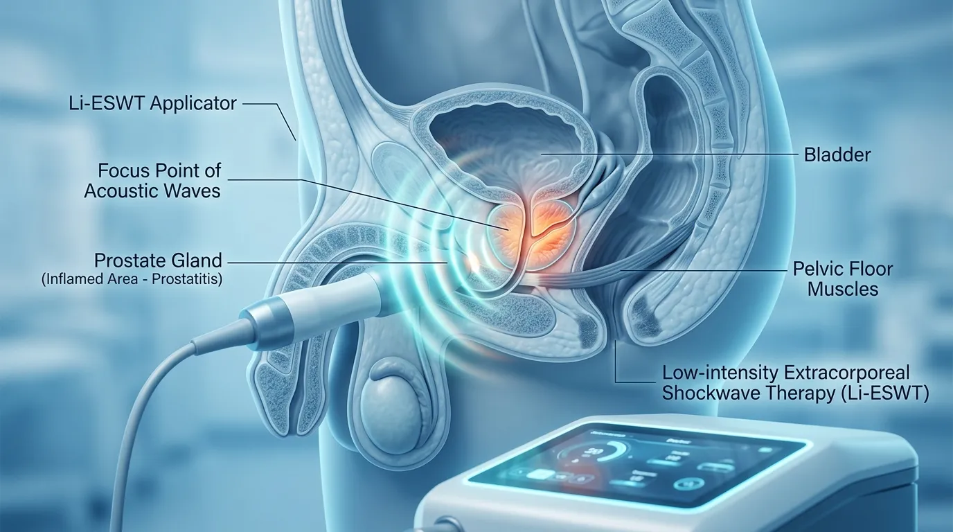 Focused Shockwave Therapy for Chronic Prostatitis (Li-ESWT) Focused Shockwave Therapy for Chronic Prostatitis (Li-ESWT)